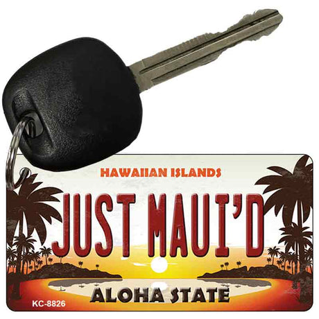 Just Maui'd Hawaiian Islands Novelty Metal Key Chain KC-8826