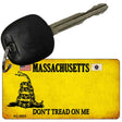 Massachusetts Do Not Tread On Me Novelty Metal Key Chain KC-8853