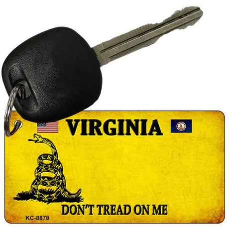 Virginia Do Not Tread On Me Novelty Metal Key Chain KC-8878