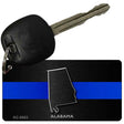 Alabama Thin Blue Line Novelty Metal Key Chain KC-8883