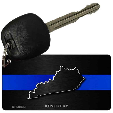 Kentucky Thin Blue Line Novelty Metal Key Chain KC-8899