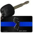 New Jersey Thin Blue Line Novelty Metal Key Chain KC-8912