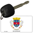 Saint Barthelemy Flag Wholesale Novelty Metal Key Chain