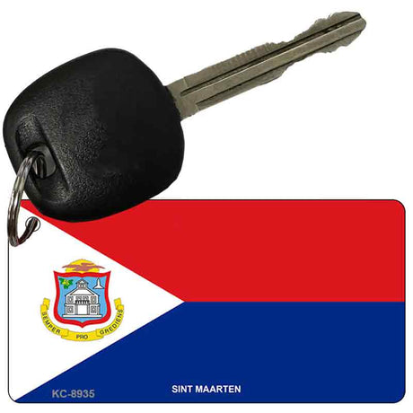 Sint Maarten Flag Wholesale Novelty Metal Key Chain