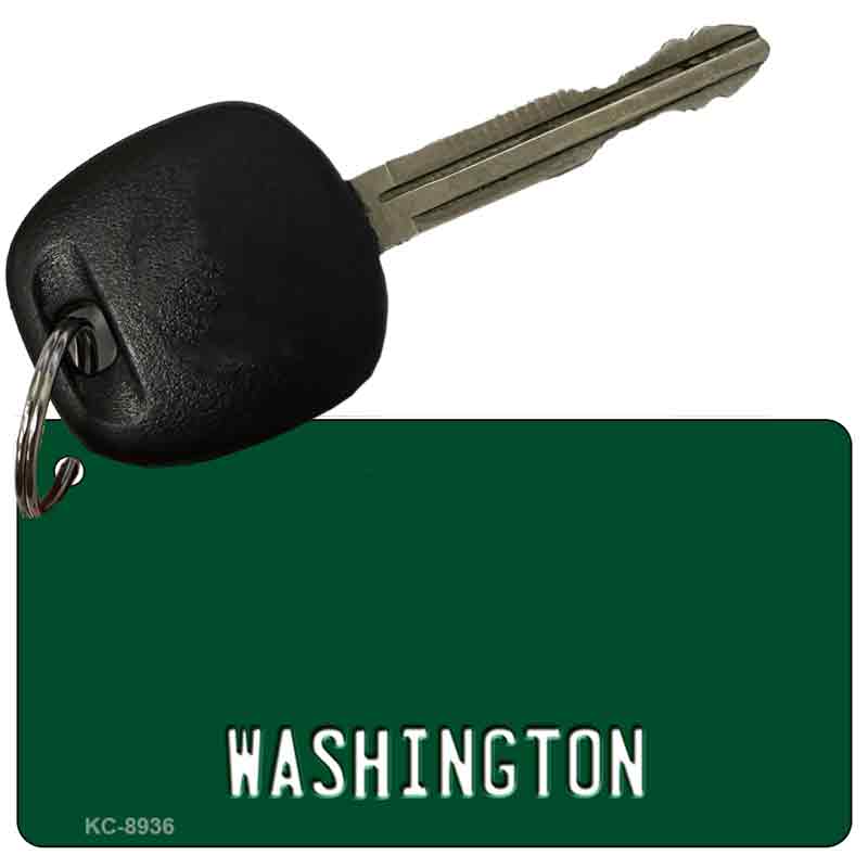 Washington State Blank Novelty Metal Key Chain KC-8936