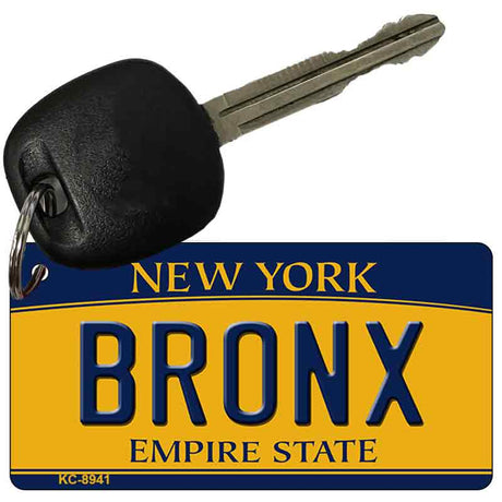 Bronx New York State License Plate Tag Key Chain KC-8941