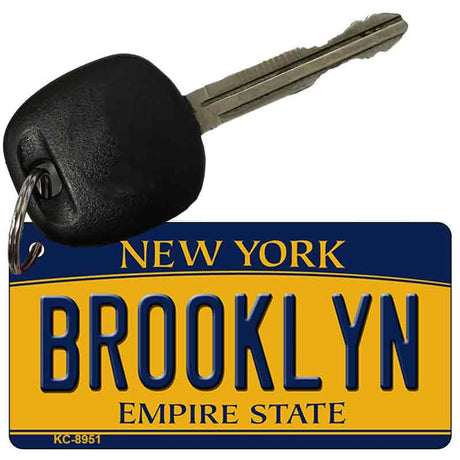 Brooklyn New York State License Plate Tag Key Chain KC-8951