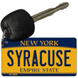 Syracuse New York State License Plate Tag Key Chain KC-8959