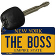 The Boss New York State License Plate Tag Key Chain KC-8961