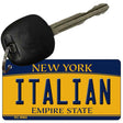 Italian New York State License Plate Tag Key Chain KC-8964