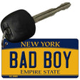 Bad Boy New York State License Plate Tag Key Chain KC-8985