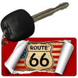 Route 66 Scroll Novelty Aluminum Key Chain KC-9006