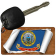 Idaho Flag Scroll Novelty Aluminum Key Chain KC-9018