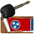 Tennessee Flag Scroll Novelty Aluminum Key Chain KC-9048