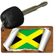 Jamaica Flag Scroll Novelty Aluminum Key Chain KC-9073