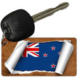 New Zealand Flag Scroll Novelty Aluminum Key Chain KC-9079