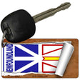 Newfoundland Flag Scroll Novelty Aluminum Key Chain KC-9080