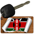 Kenya Flag Scroll Novelty Aluminum Key Chain KC-9105