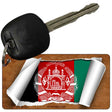 Afghanistan Flag Scroll Novelty Aluminum Key Chain KC-9113