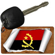 Angola Flag Scroll Novelty Aluminum Key Chain KC-9120