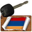 Armenia Flag Scroll Novelty Aluminum Key Chain KC-9126