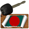 Bangladesh Flag Scroll Novelty Aluminum Key Chain KC-9133