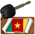 Cameroon Flag Scroll Novelty Aluminum Key Chain KC-9149