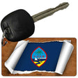 Guam Flag Scroll Novelty Aluminum Key Chain KC-9186