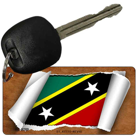 Guinea Flag Scroll Novelty Aluminum Key Chain KC-9189