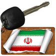 Iran Flag Scroll Novelty Aluminum Key Chain KC-9197