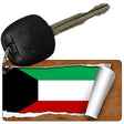 Kuwait Flag Scroll Novelty Aluminum Key Chain KC-9207