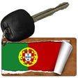 Portugual Flag Scroll Novelty Aluminum Key Chain KC-9210