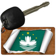 Macau Flag Scroll Novelty Aluminum Key Chain KC-9223