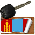 Mongolia Flag Scroll Novelty Aluminum Key Chain KC-9238