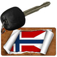 Norway-NS Flag Scroll Novelty Aluminum Key Chain KC-9257