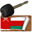 Oman Flag Scroll Novelty Aluminum Key Chain KC-9259