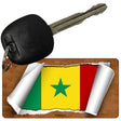 Senegal Flag Scroll Novelty Aluminum Key Chain KC-9277