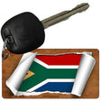 South Africa Flag Scroll Novelty Aluminum Key Chain KC-9286