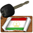 Tajikistan Flag Scroll Novelty Aluminum Key Chain KC-9298