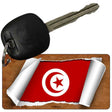 Tunisia Flag Scroll Novelty Aluminum Key Chain KC-9302