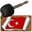 Turkey Flag Scroll Novelty Aluminum Key Chain KC-9303