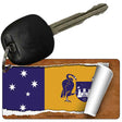 Australian Capital Flag Scroll Novelty Aluminum Key Chain KC-9326