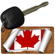 Canada Flag Scroll Novelty Aluminum Key Chain KC-9327