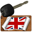 Britain Flag Scroll Novelty Aluminum Key Chain KC-9332