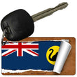 West Australia Flag Scroll Novelty Aluminum Key Chain KC-9334