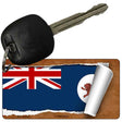 Tasmania Flag Scroll Novelty Aluminum Key Chain KC-9336