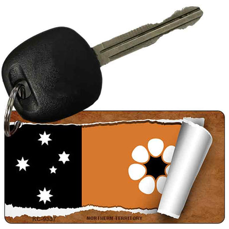 Northern Territory Flag Scroll Novelty Aluminum Key Chain KC-9337