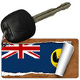 South Australia Flag Scroll Novelty Aluminum Key Chain KC-9338