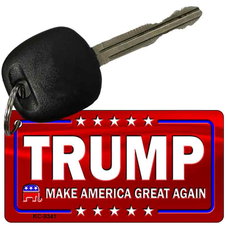 Trump Novelty Aluminum Key Chain KC-9341