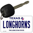 Longhorns Texas Novelty Aluminum Key Chain KC-9357